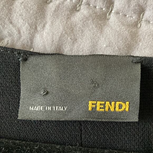 Fendi 100% silk Angel sleeve Batwing dress - Picture 8 of 14